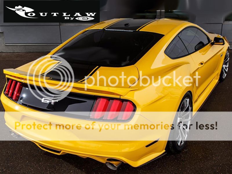 2015-2018 Mustang CDC Outlaw Rear Spoiler 1511-7013-01